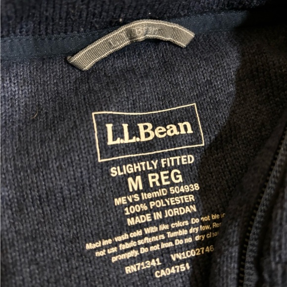 L.L.Bean Zip Up Better Sweater - Picture 4 of 4